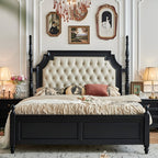 Dupon Leather Bed