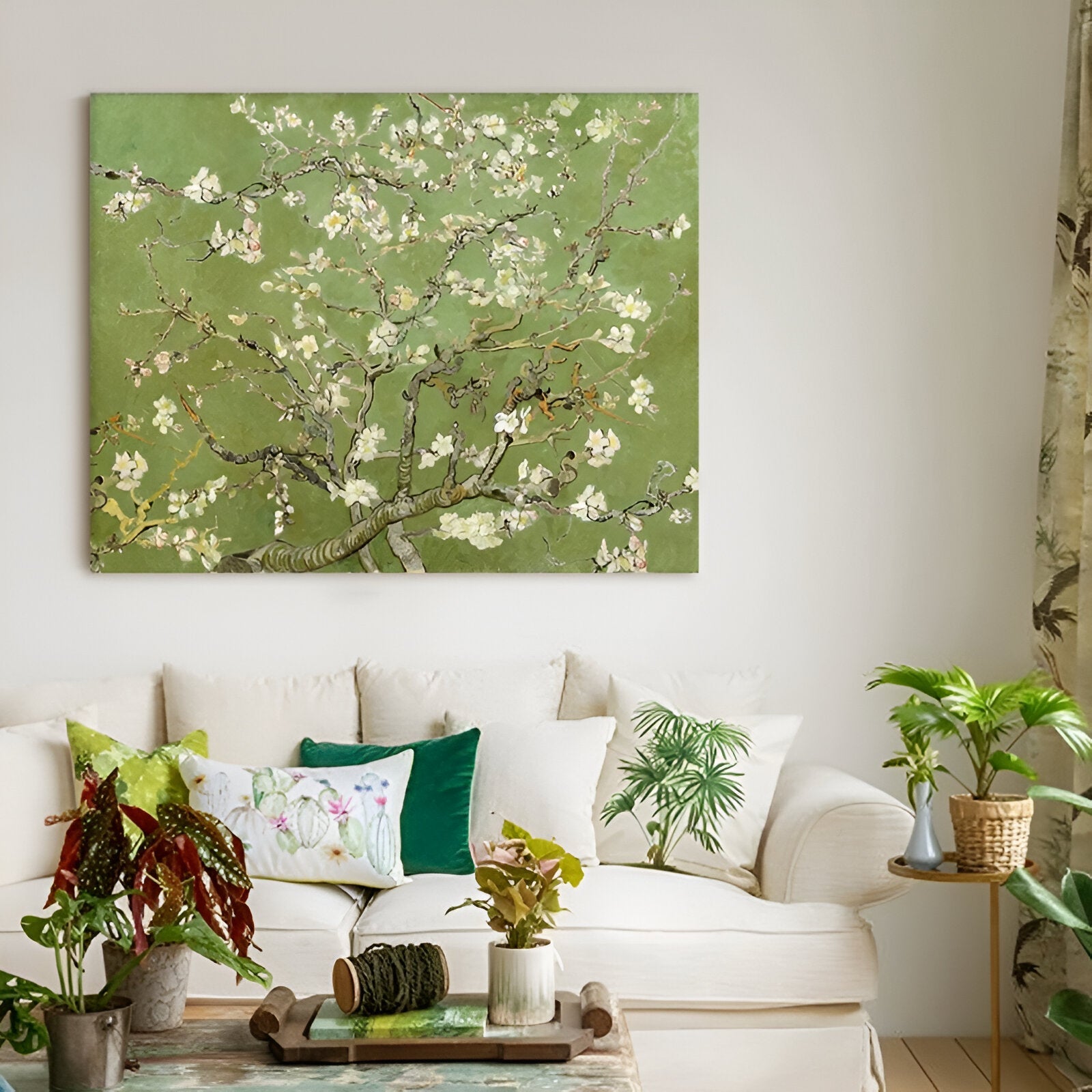 Almond Blossoms Oil Painting